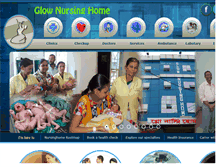 Tablet Screenshot of glownursinghome.com